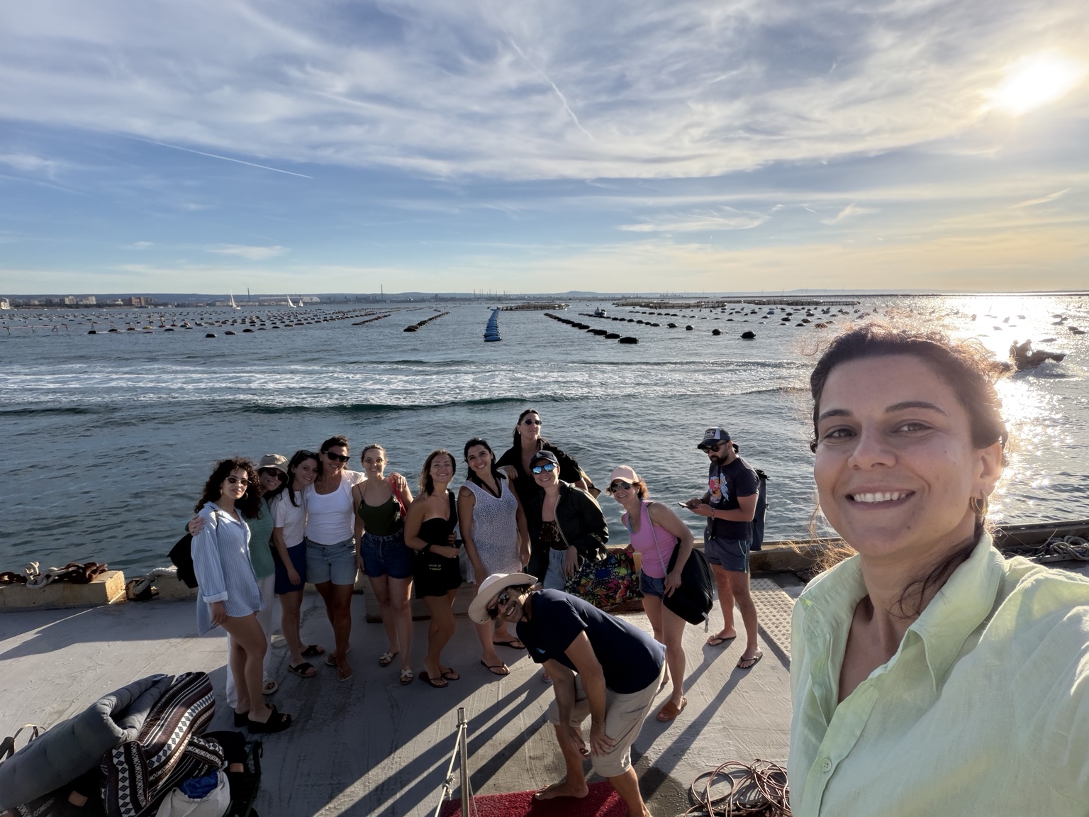 Gruppo durante Sailing e Yoga